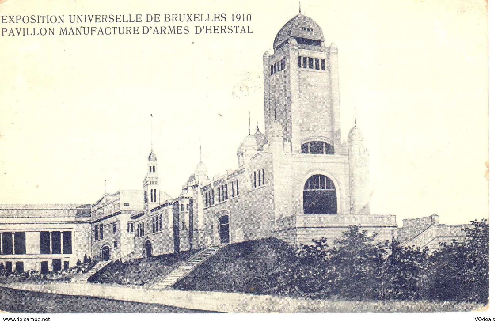 Bruxelles - CPA - Brussel - Exposition 1910 - Pavillon D'Herstal - Wereldtentoonstellingen