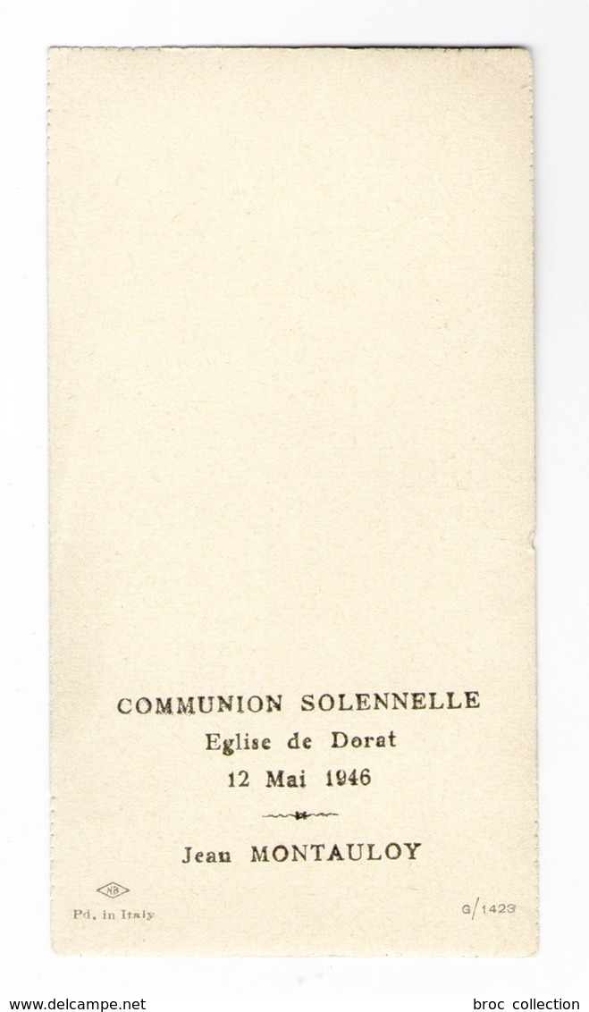 Le Dorat, Communion Solennelle De Jean Montauloy, 1946 - Images Religieuses