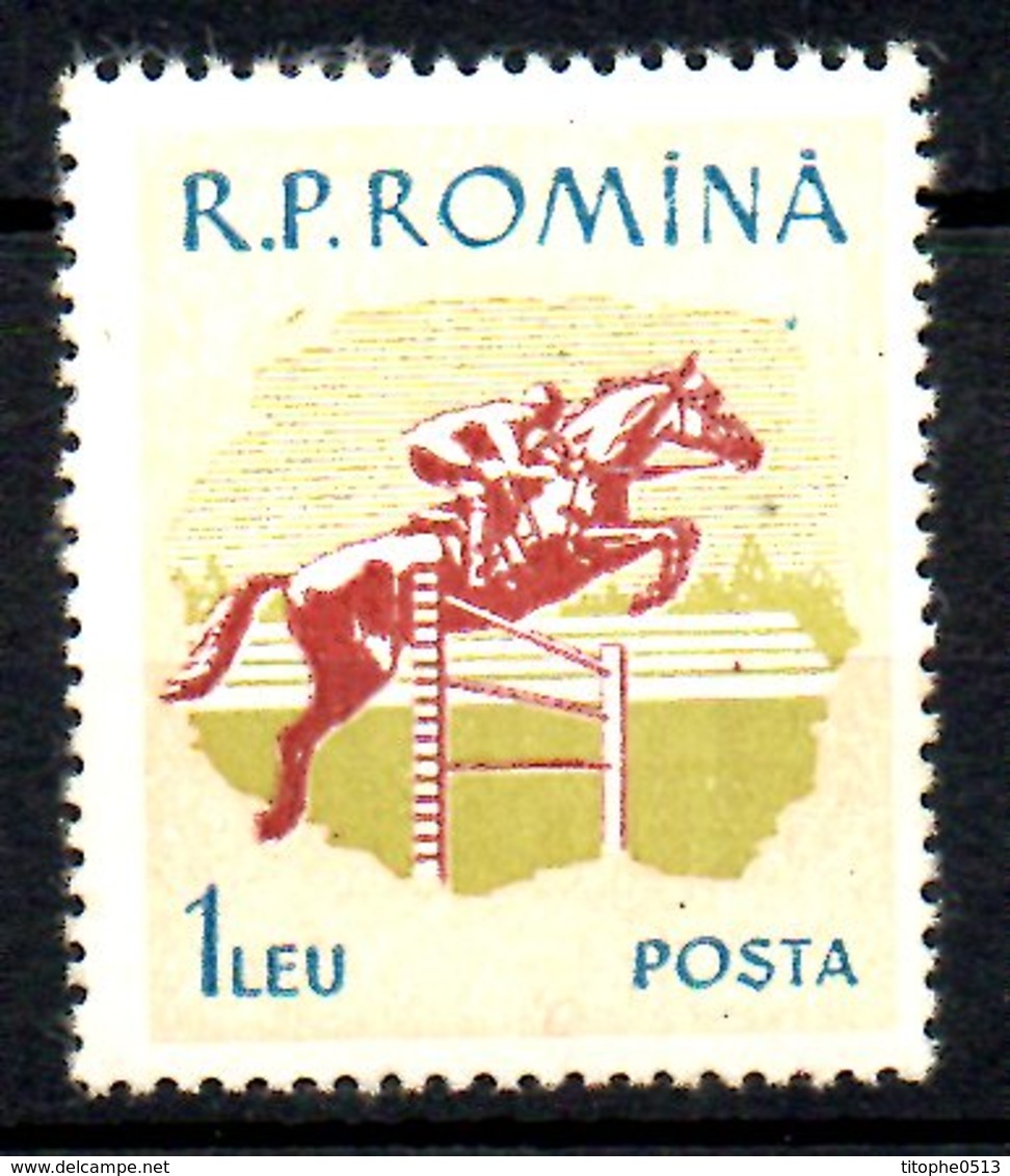 ROUMANIE. N°1647 De 1959. Equitation. - Jumping