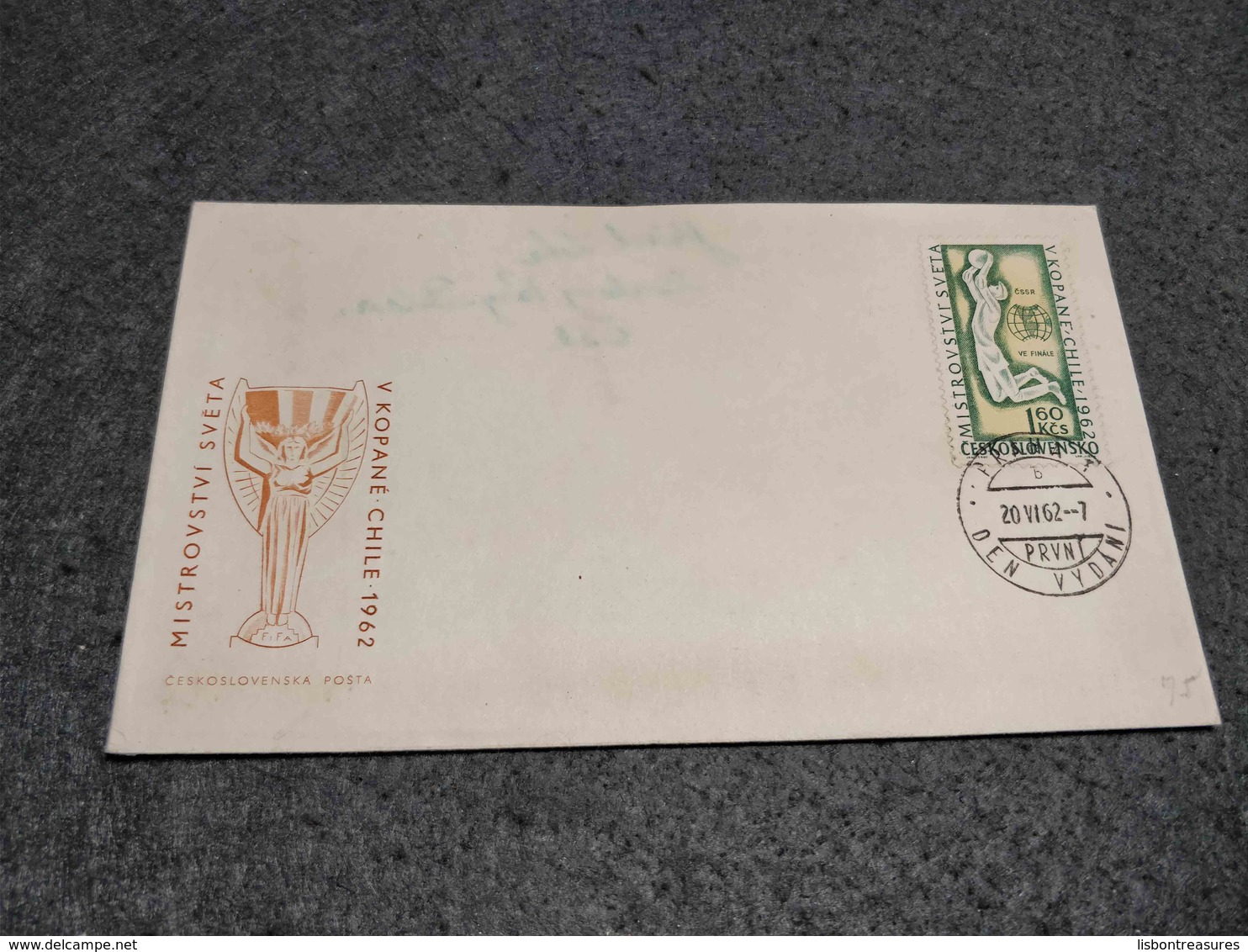 CZECHOSLOVAKIA FDC COVER MISTROVSTVI SVETA - CHILE 1962 - FDC