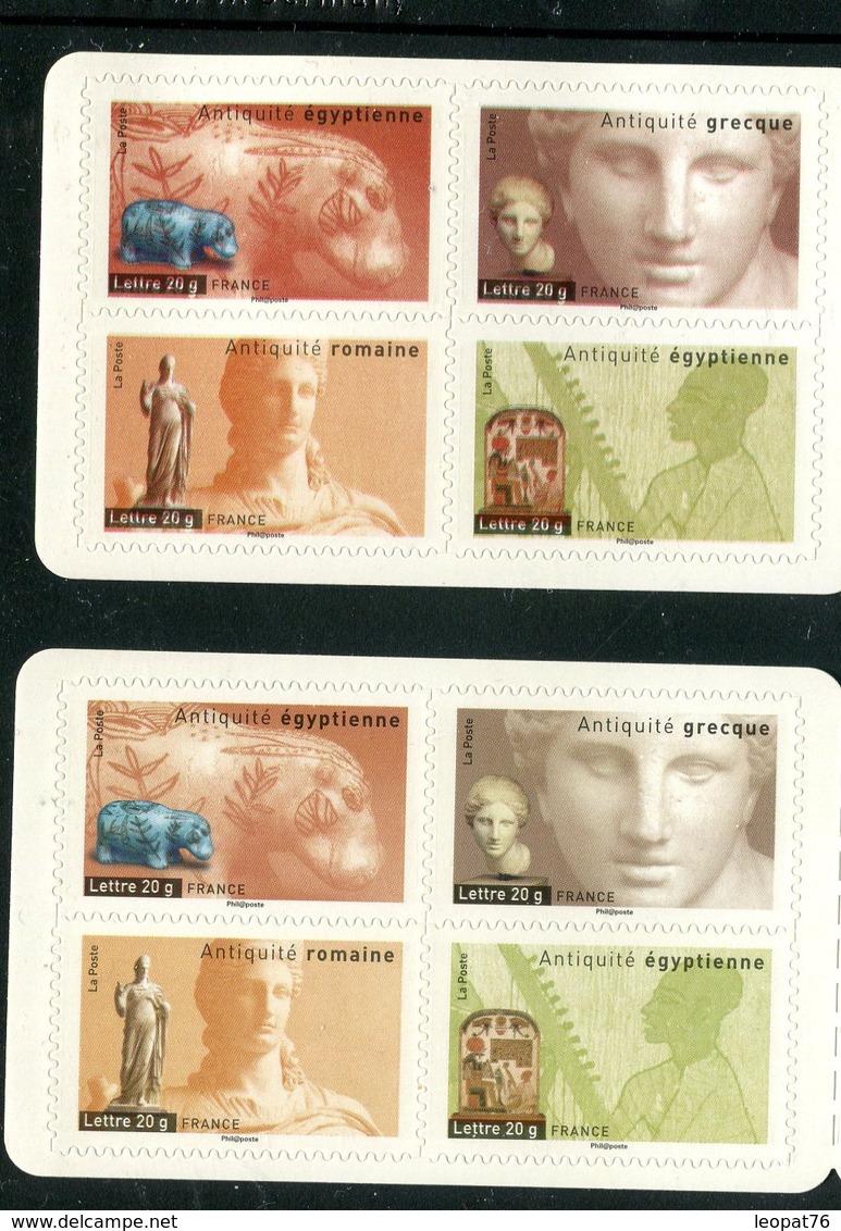 France - N° 4002/4011 - 2 Carnets Avec Nuances Flagrantes , Neufs ** - Ref VJ154 - Neufs