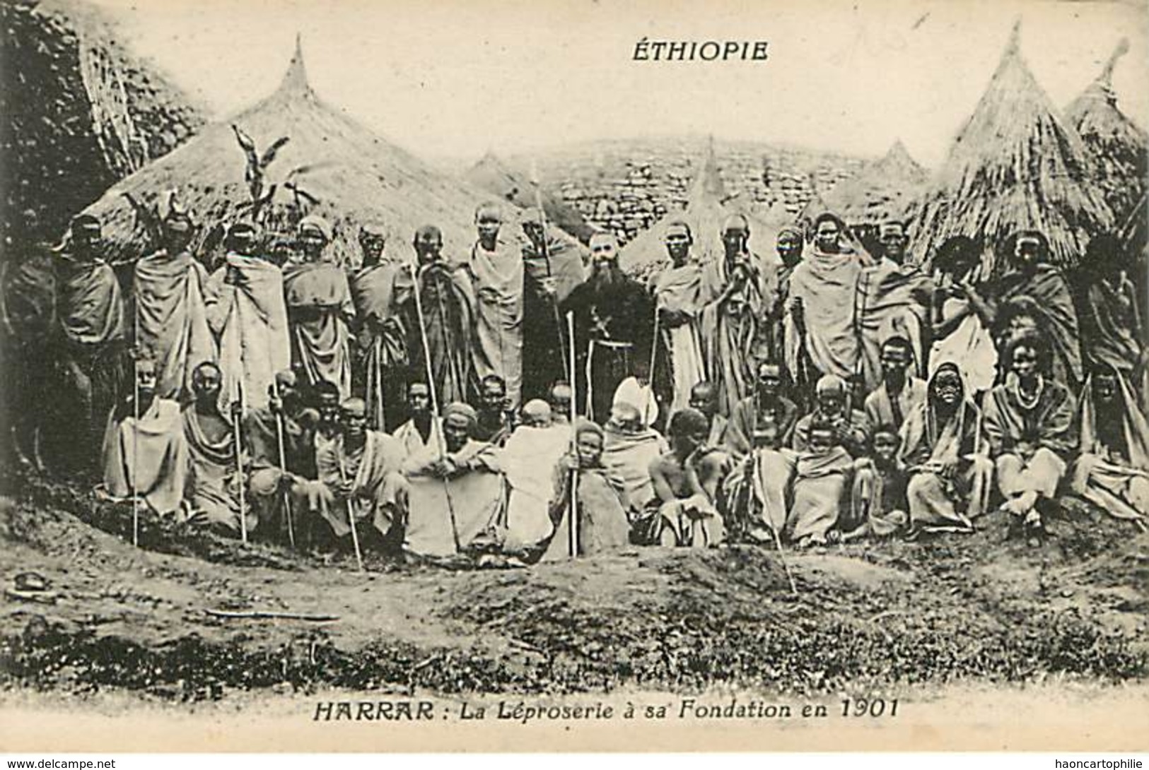 Harrar : La Léproserie - Lepreux - Ethiopie