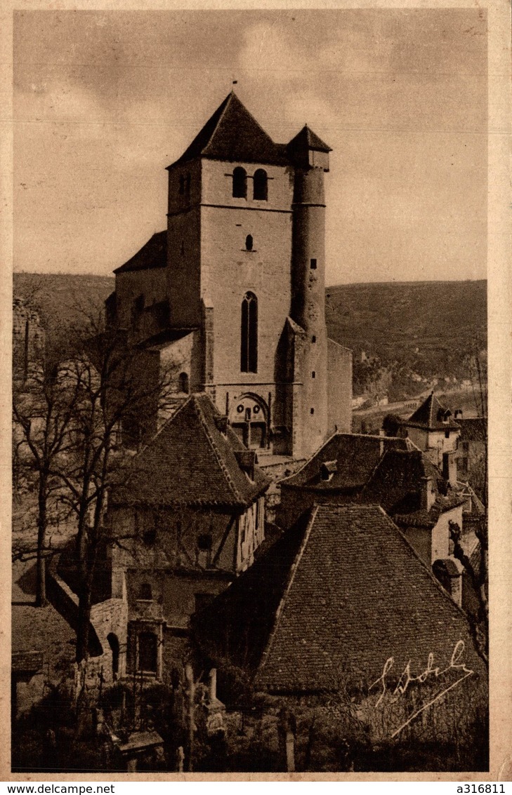 Saint Cirq Lapopie L Eglise - Saint-Cirq-Lapopie