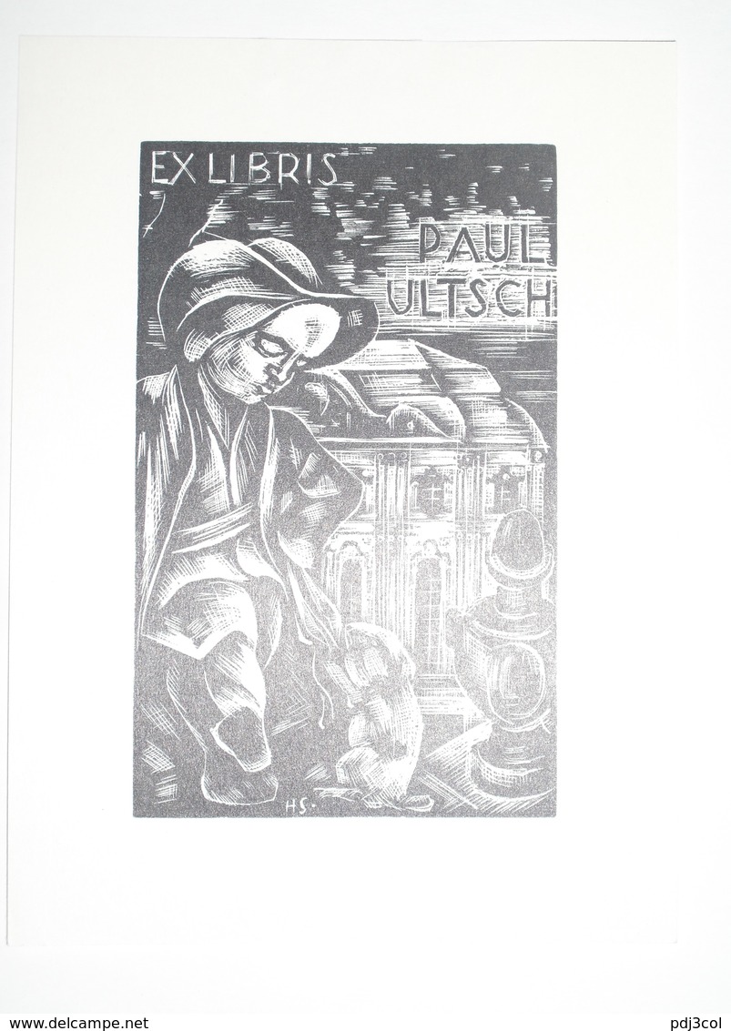 Ex-libris Moderne Illustré XXème - Allemagne - Paul ULTSCH - Ex-libris