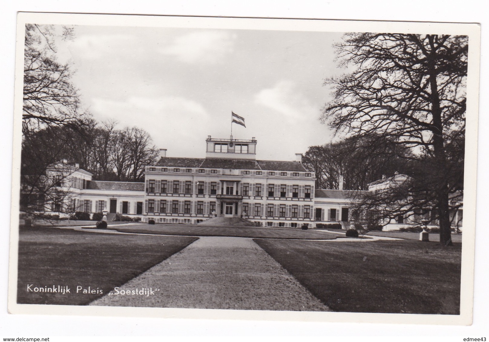 Jolie CPSM Pays-Bas, Baam, Palais De Soestdijk (Paleis Soestdijk). A Voyagé, Années 1930 - Soestdijk