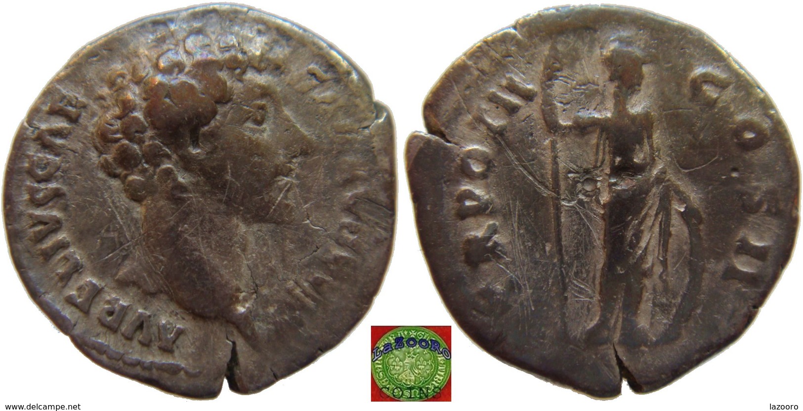 Roman Empire - AR Denarius Of Marcus Aurelius As Caesar (139-161-180 AD), TR POT II COS II, Minerva  Mint Year: 149 AD M - The Anthonines (96 AD To 192 AD)