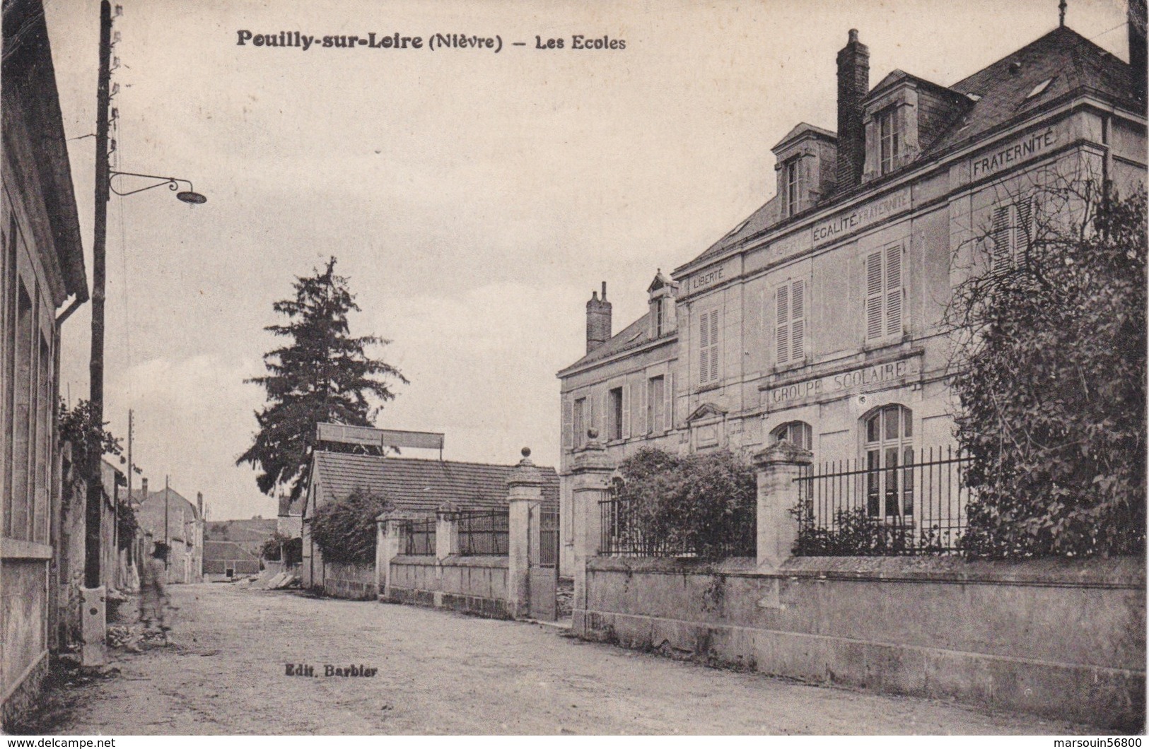 CPA Dept 58 POUILLY SUR LOIRE Les Ecoles - Pouilly Sur Loire