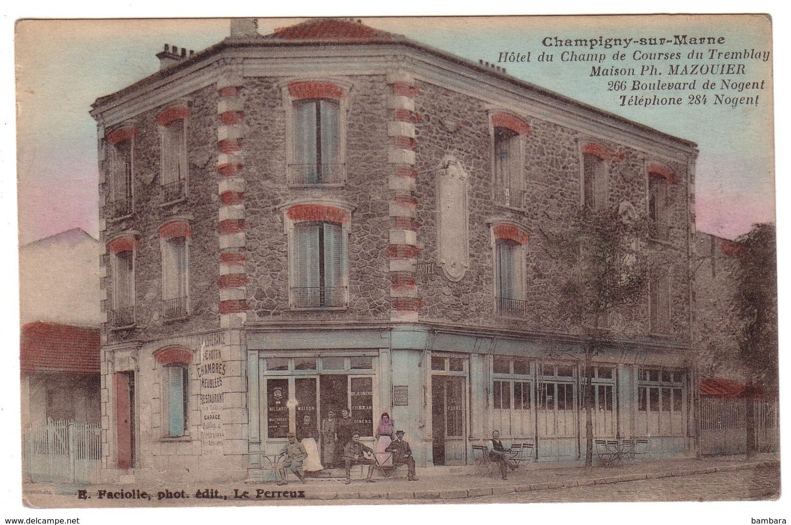 CHAMPIGNY-SUR-MARNE - Hôtel Du Champ De Courses Du TREMBLAY- Maison Ph.MAZOUIER. - Champigny Sur Marne