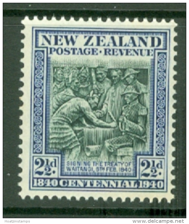 New Zealand: 1940   Centennial    SG617   2&frac12;d    MNH - Neufs