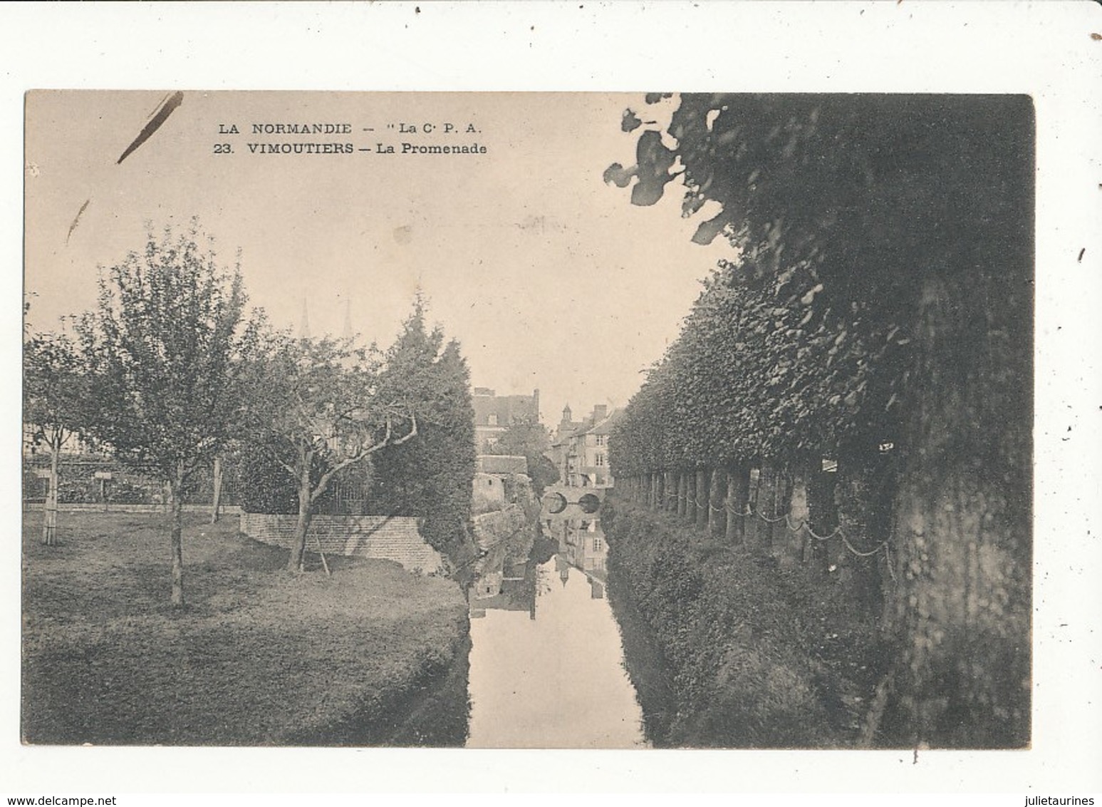 61 VIMOUTIERS LA PROMENADE CPA BON ETAT - Vimoutiers