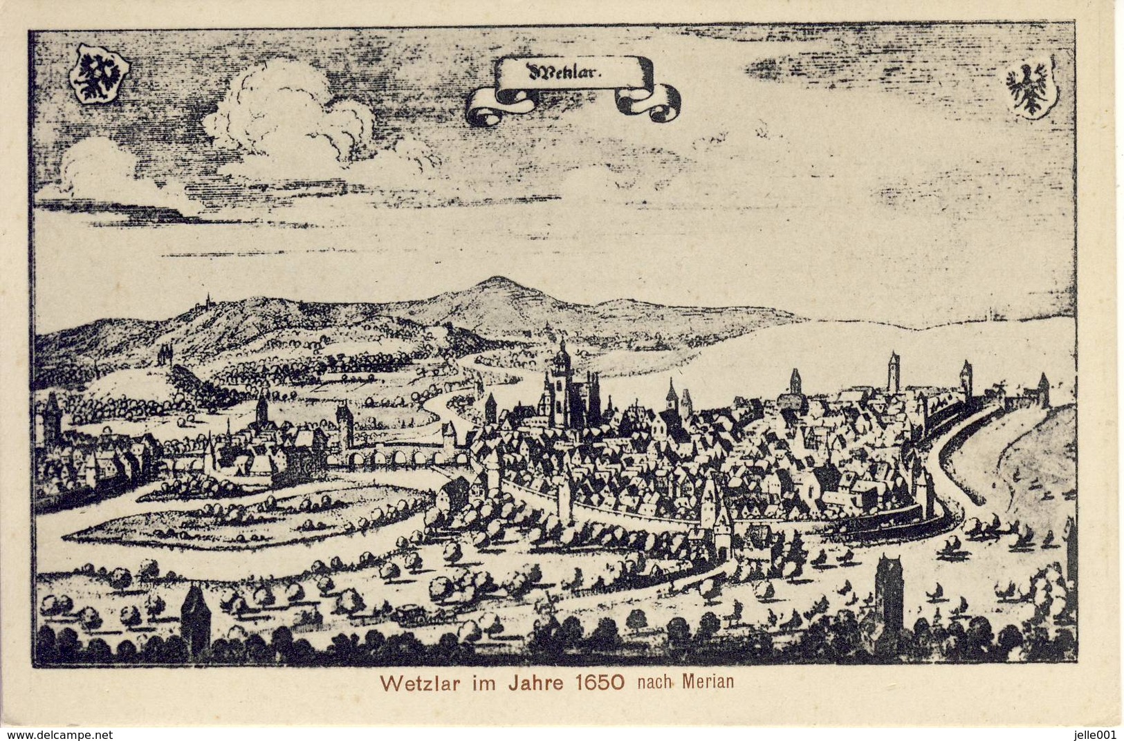Wetzlar Hessen Im Jahre 1650 Nach Merian - Wetzlar