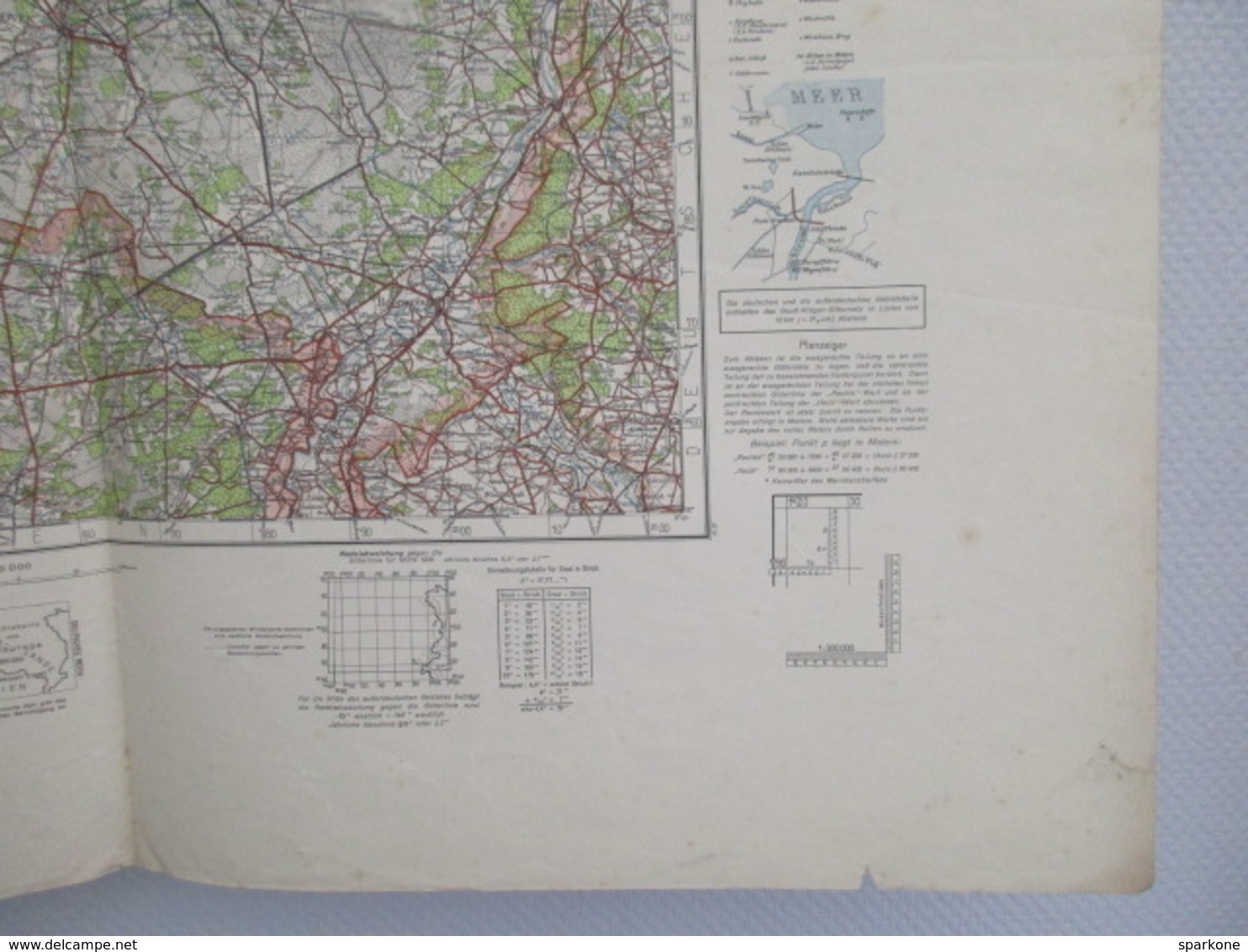 Übersichtskarte Von Mitteleuropa - J 52 - Antwerpen - Other & Unclassified