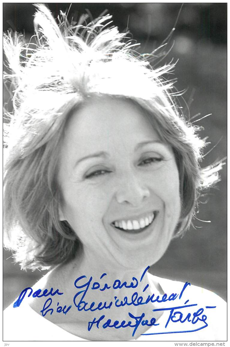 VERITABLE AUTOGRAPHE SUR PHOTO - ACTRICE MONIQUE TARBES - Autres & Non Classés