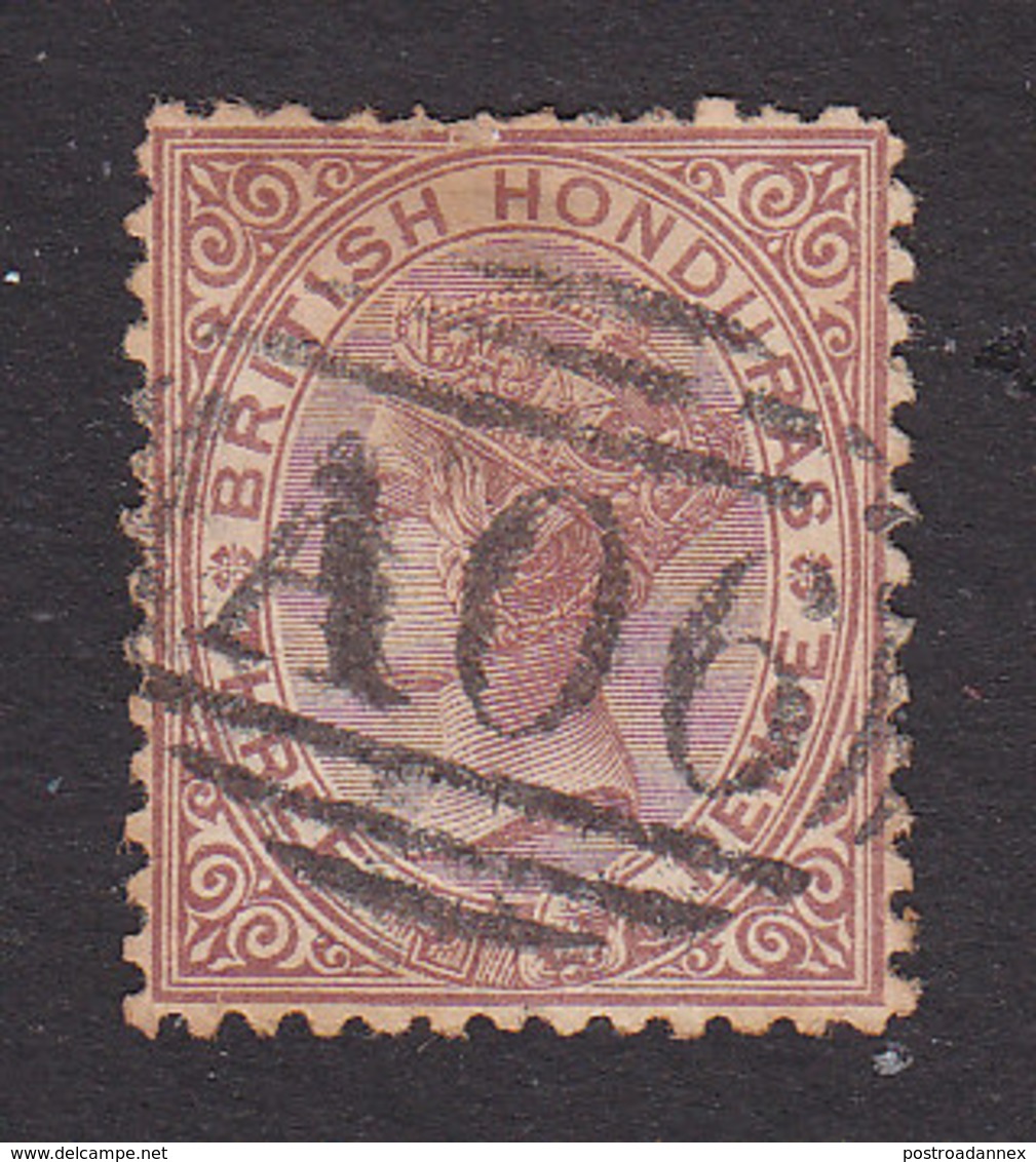 British Honduras, Scott #5, Used, Victoria, Issued 1872 - Honduras Britannique (...-1970)