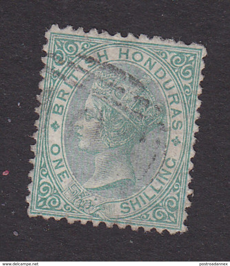 British Honduras, Scott #7, Used, Victoria, Issued 1872 - British Honduras (...-1970)