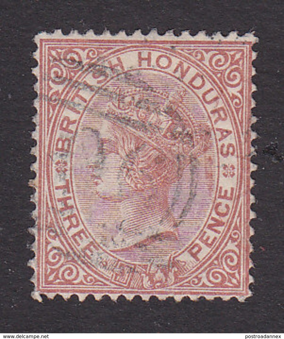 British Honduras, Scott #9, Used, Victoria, Issued 1877 - British Honduras (...-1970)