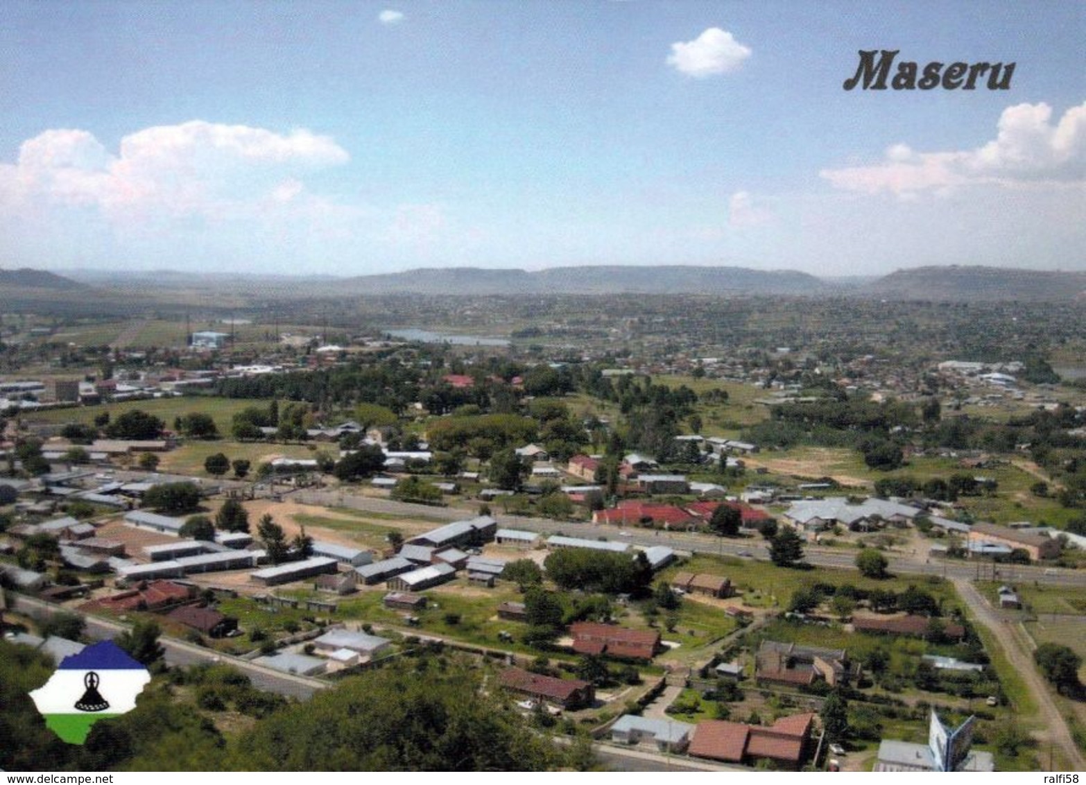 1 AK Kingdom Of Lesotho * Blick Auf Maseru Die Hauptstadt Von Lesotho - Luftbildaufnahme * - Lesotho