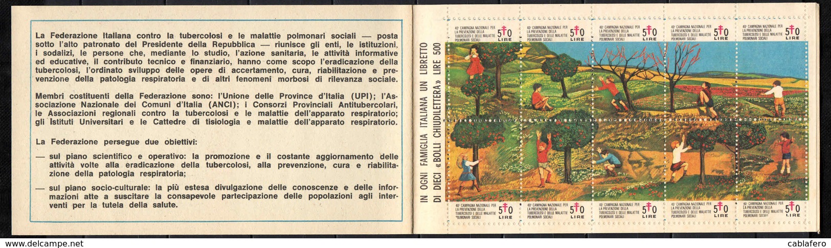 Lotto Per Luiginomer -Antitubercolare Anni 1974 - 1977 - 1986 - 1987 - 1989 - Erinnofilia