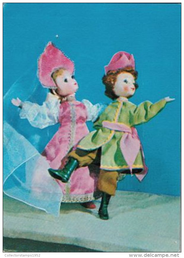 70839- RUSSIAN FOLKLORE COSTUMES DRESSED DOLLG, TOYS - Jeux Et Jouets