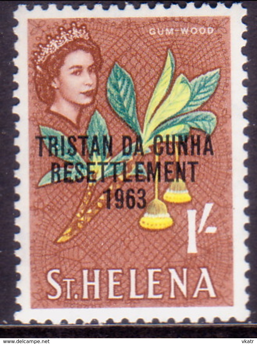 TRISTAN DA CUNHA 1963 SG #63 1sh MH - Tristan Da Cunha