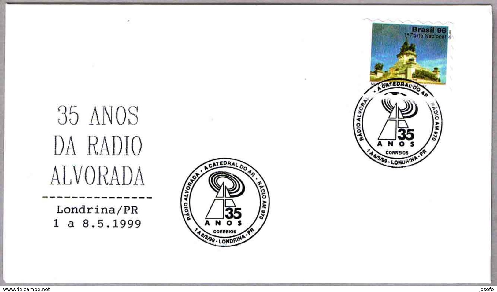 35 Años De RADIO ALVORADA - 35 Years. Londrina PR 1999 - Telecom