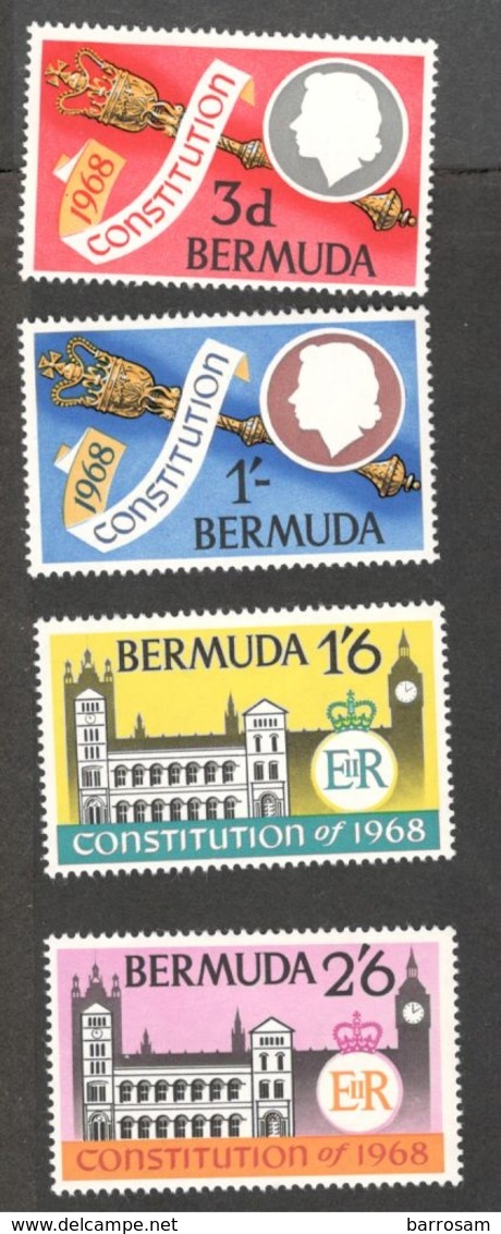 Bermuda1968:Michel211-14mnh** - Bermuda