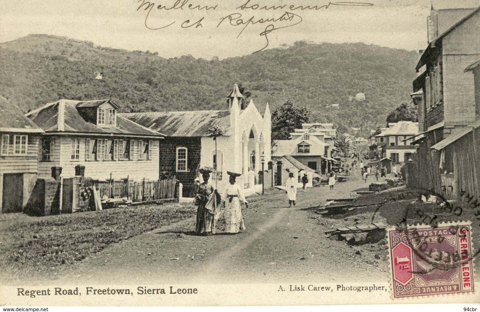 CPA (  AFRIQUE)  Regent Road Freetown Sierra Leone  (b Bur ) - Sierra Leone