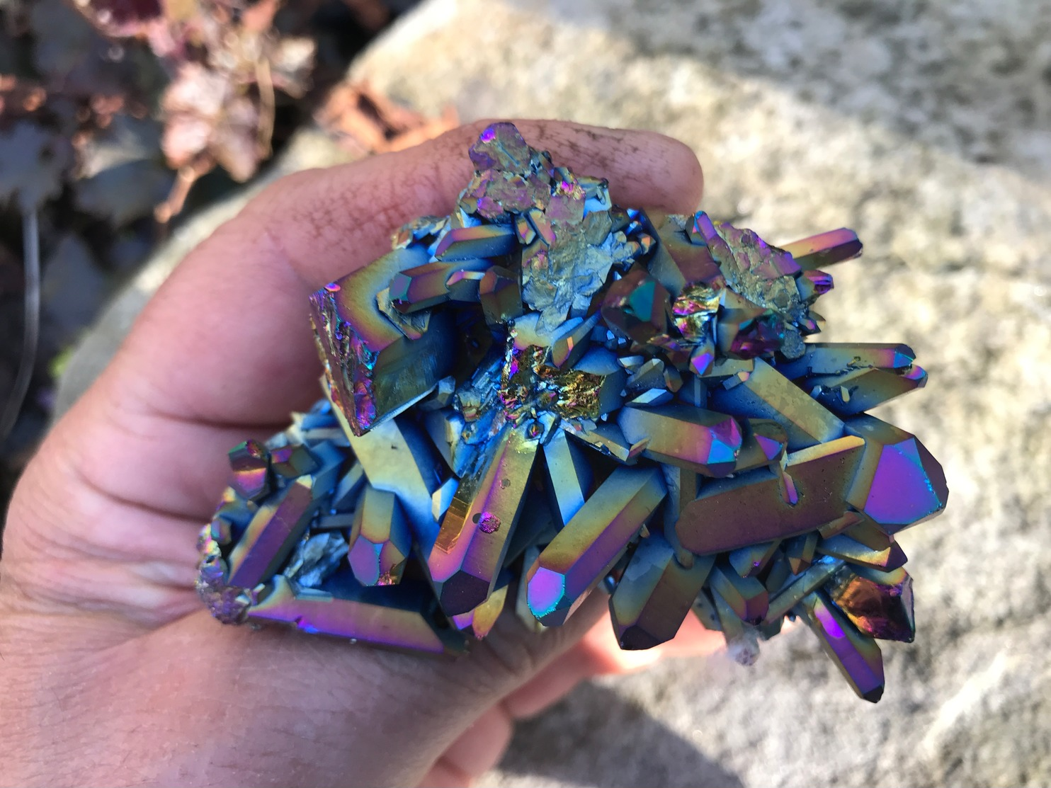 Cristaux De Bismuth Titanium - Minéraux