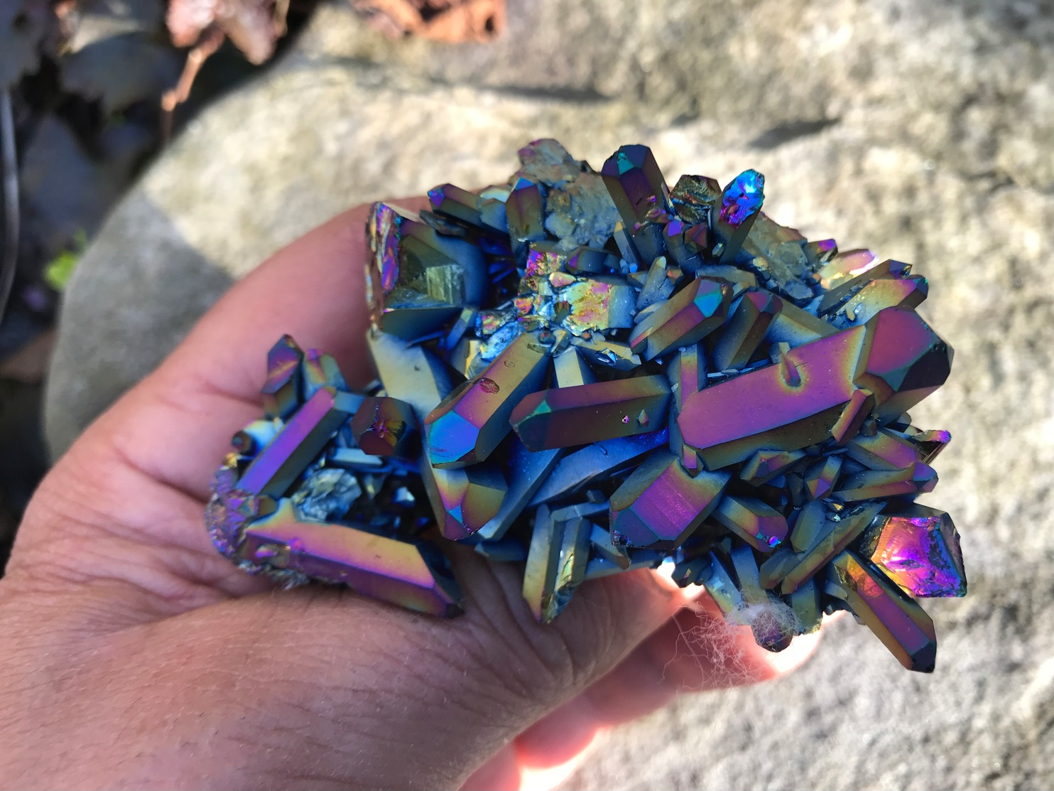 Cristaux De Bismuth Titanium - Minéraux