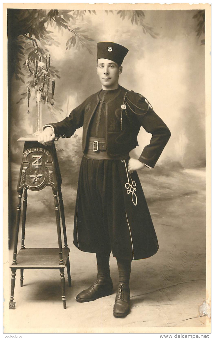 TUNISIE CARTE PHOTO SOLDAT - Túnez