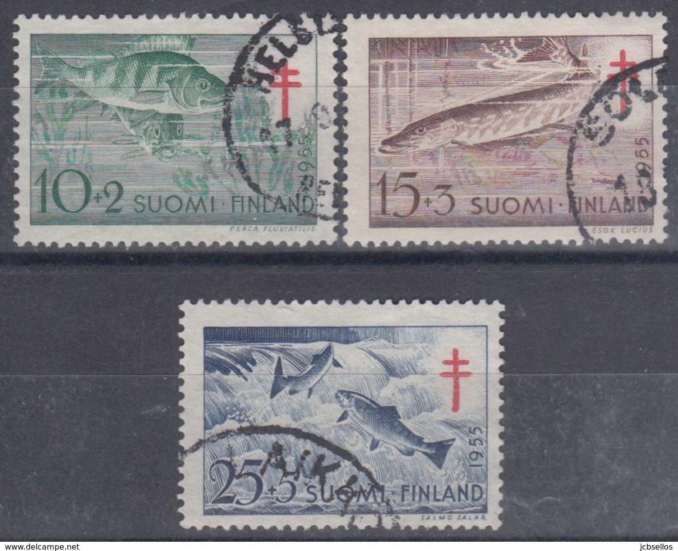 FINLANDIA 1955 Nº 426/28 USADO - Usados