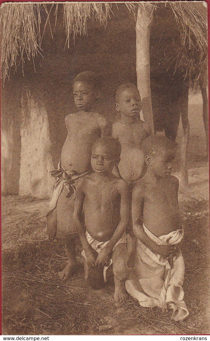 Belgisch Congo Belge Afrique Ethnique Ethnic Africa Enfant Enfants Kinderen Tribe Tribu Tribal - Congo Belge