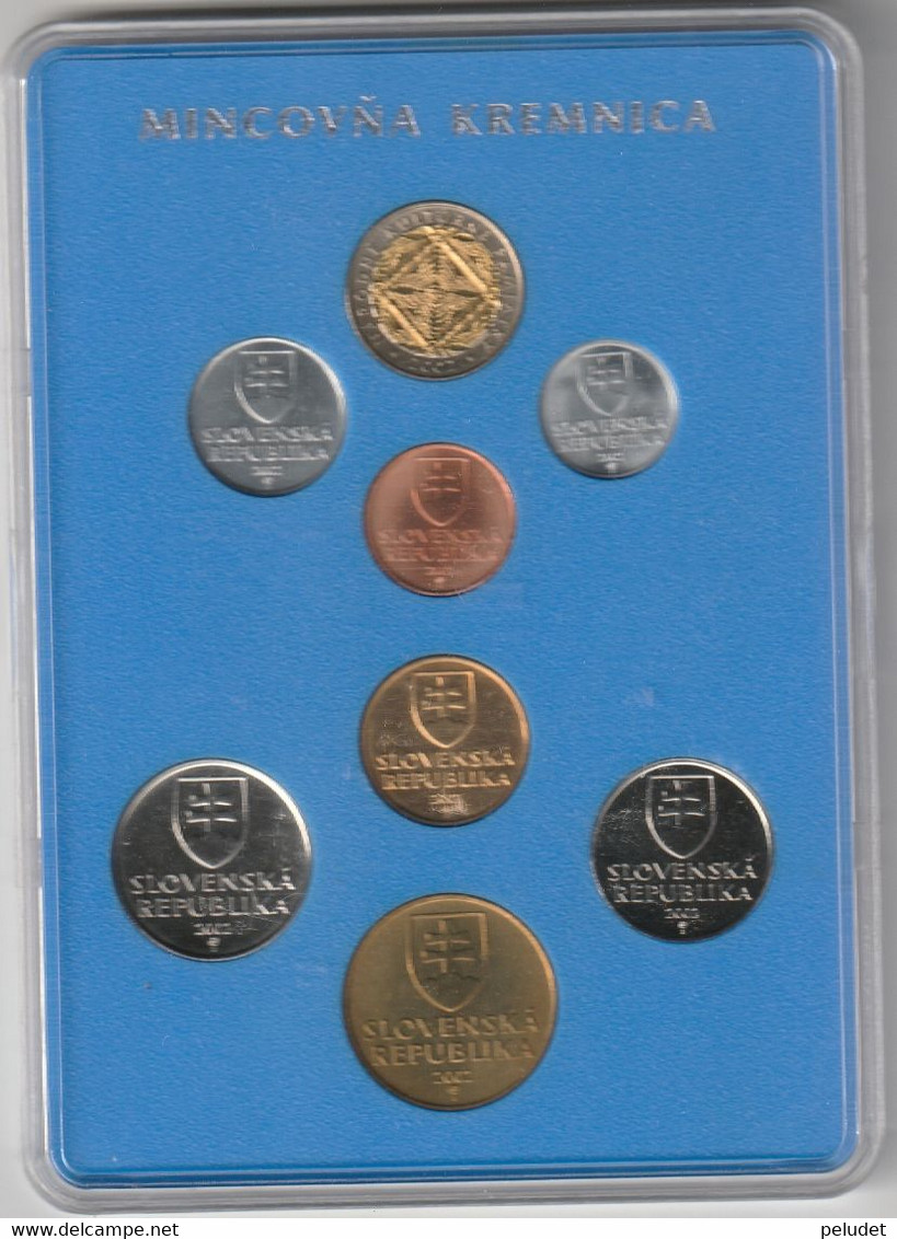 Slovakia Coin Set 2002 - Slovak Coins 2002 - Slovaquie