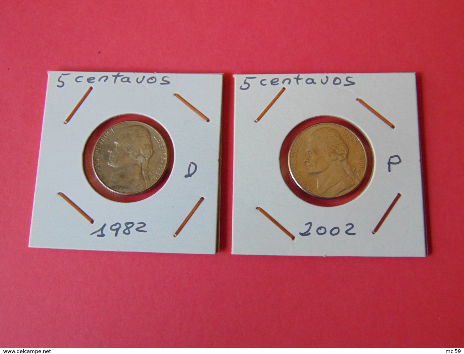 5 Centavos 1982-d 2002-p - 1938-…: Jefferson