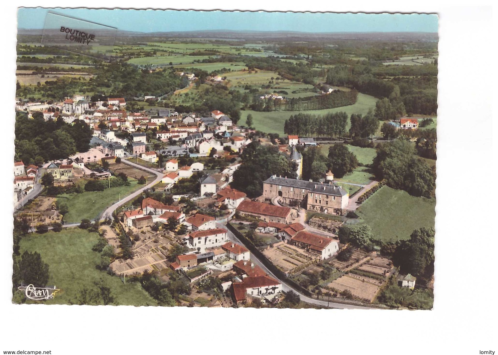 85 L' Hermenault Vue Panoramique Aérienne Edit Combier N°462-46 CPSM GF - L'Hermenault