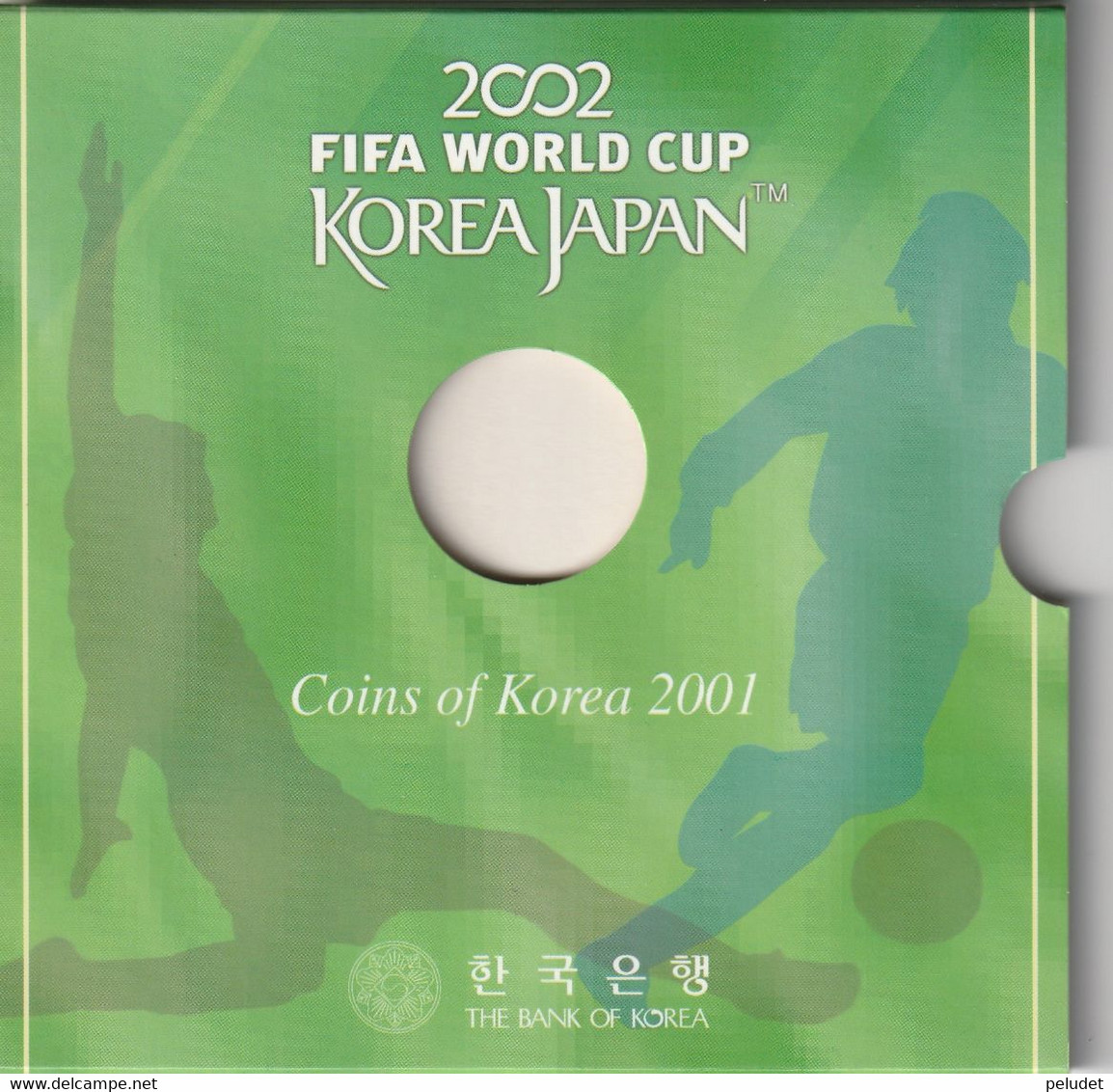 South Korea,  Coins 2001,  Mint Set FIFA-World-Cup-2002 - Korea (Zuid)