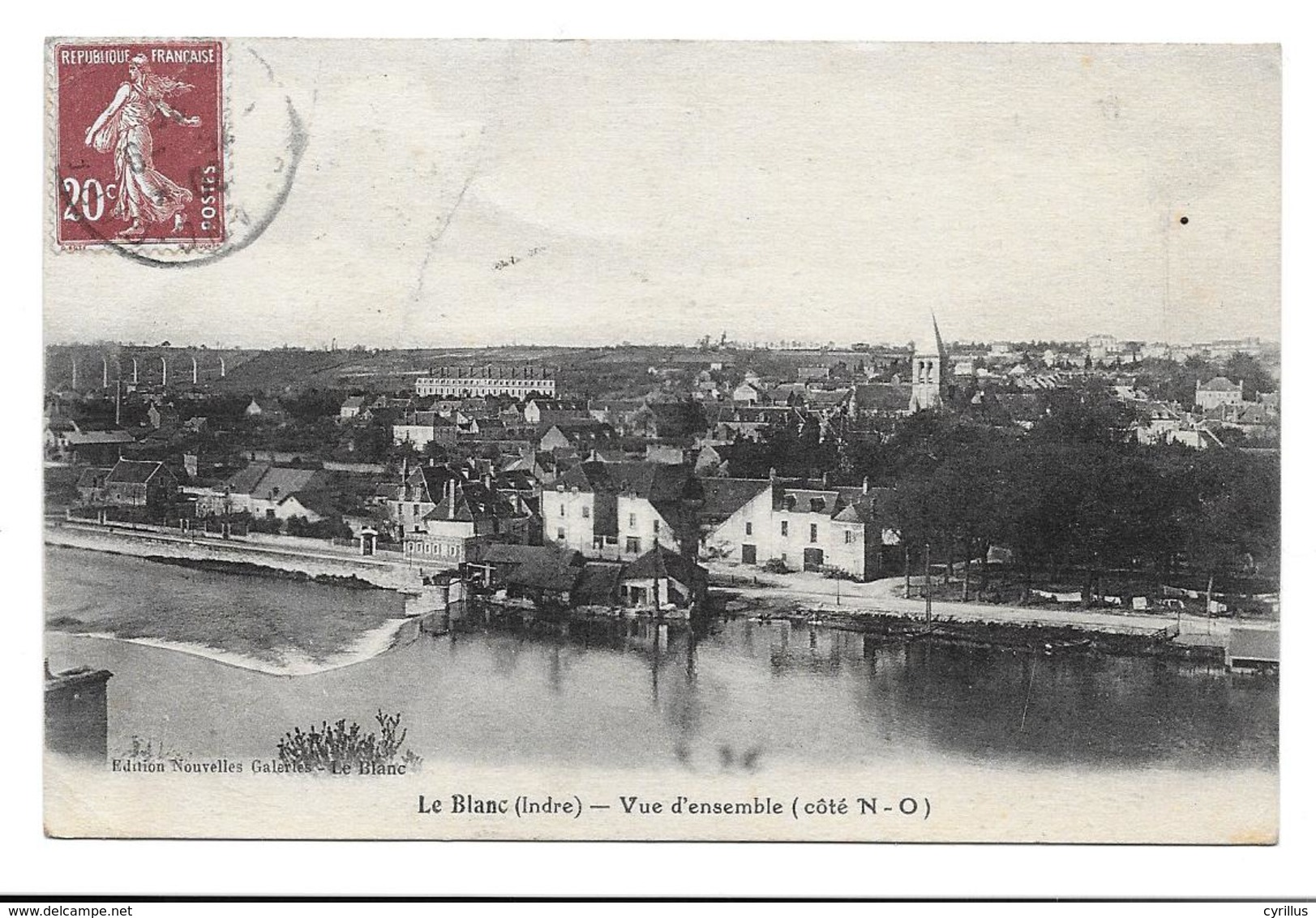 36 - LE BLANC (Indre) VUE D ENSEMBLE - Le Blanc