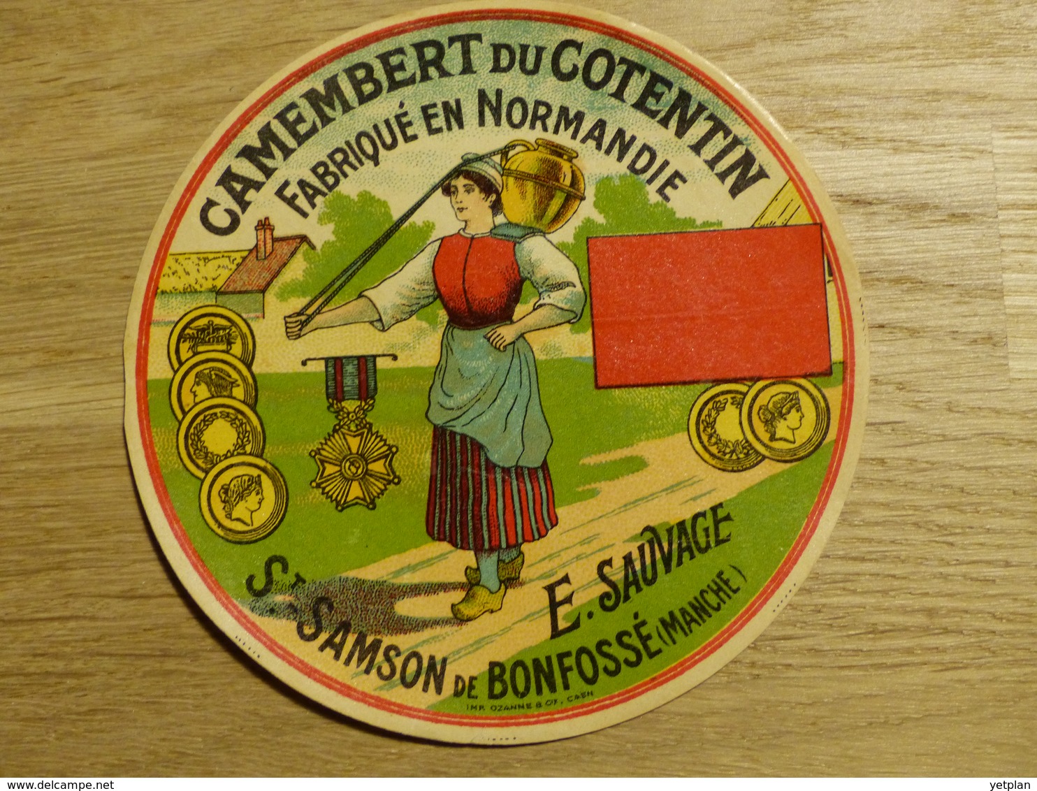 Camembert Du Cotentin E. Sauvage St-Samson De Bonfossé - Cheese