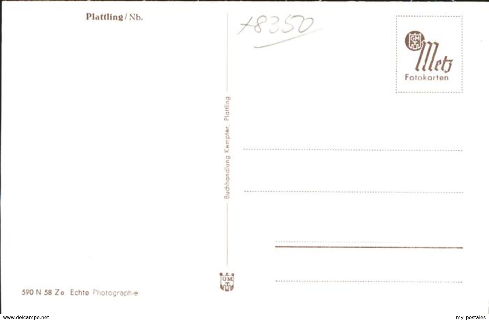 41241289 Plattling Isar Bayern Gesamtansicht Plattling - Plattling