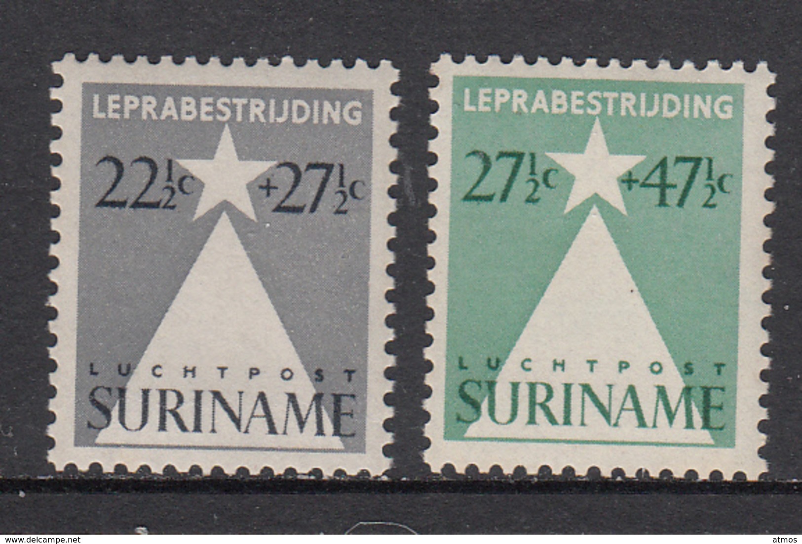 Suriname MLH NVPH Nr 247/48 From 1947 / Catw 10.00 EUR - Surinam