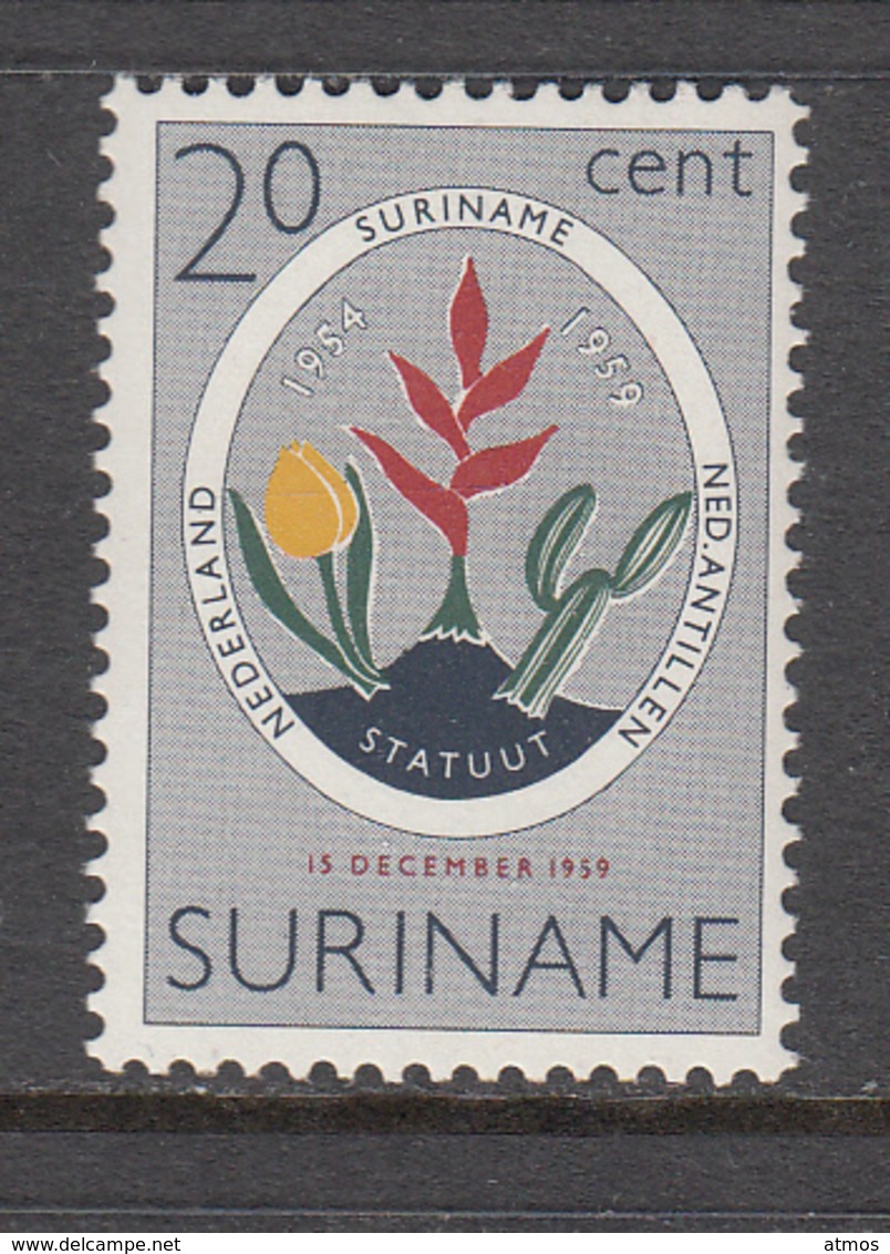 Suriname MNH NVPH Nr 335 From 1959 / Catw 3.50 EUR - Suriname