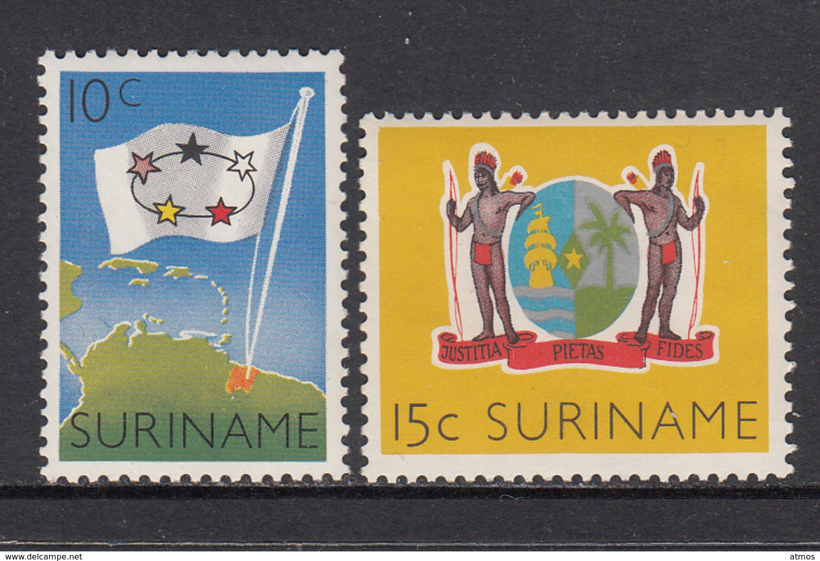 Suriname MNH NVPH Nr 347/48 From 1960 / Catw 1.60 EUR - Surinam