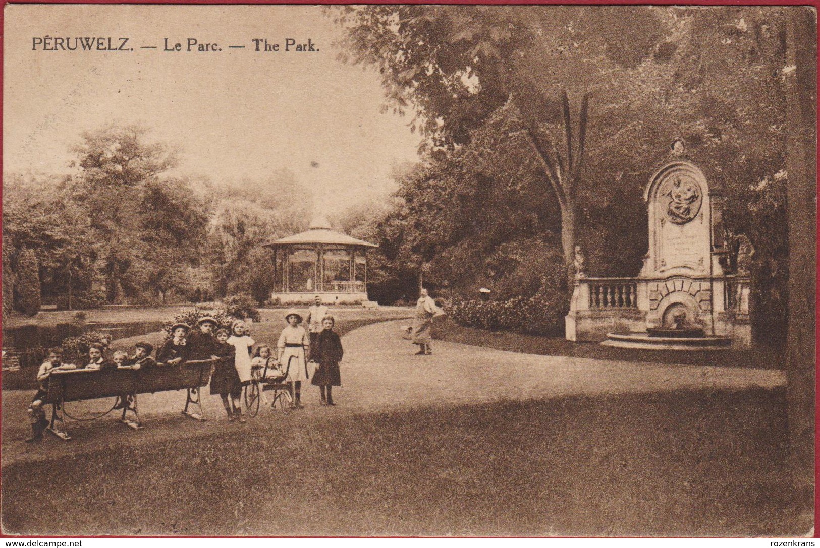 Peruwelz Le Parc The Park Animee ZELZAAM RARE (En Très Bon Etat) Kiosk - Péruwelz