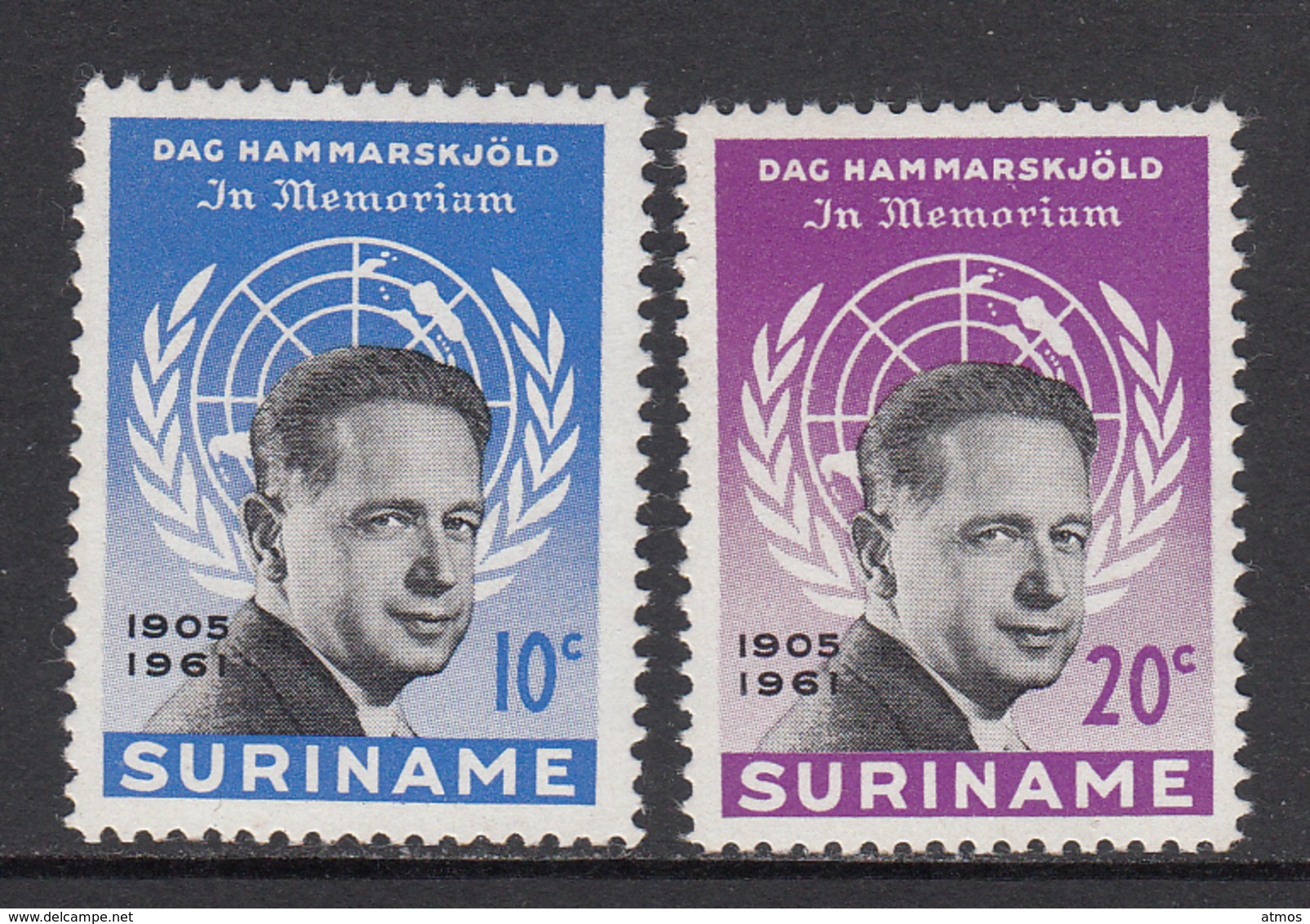 Suriname MNH NVPH Nr 376/77 From 1962 / Catw 0.60 EUR - Suriname