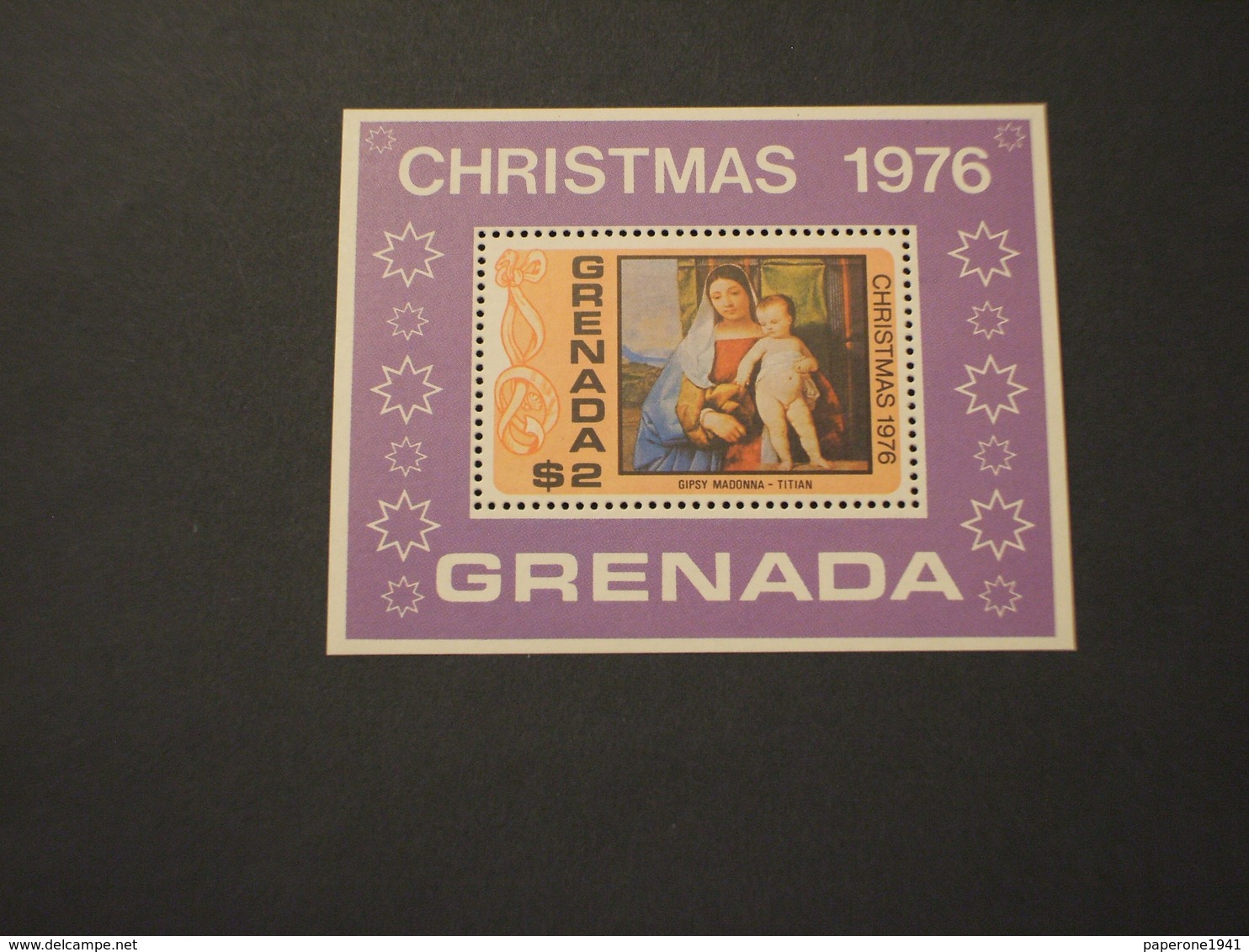 GRENADA  - BF 1976 NATALE QUADRO - NUOVI(++) - Grenada (1974-...)