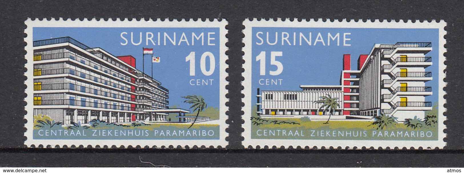 Suriname MNH NVPH Nr 447/48 From 1966 / Catw 0.60 EUR - Suriname