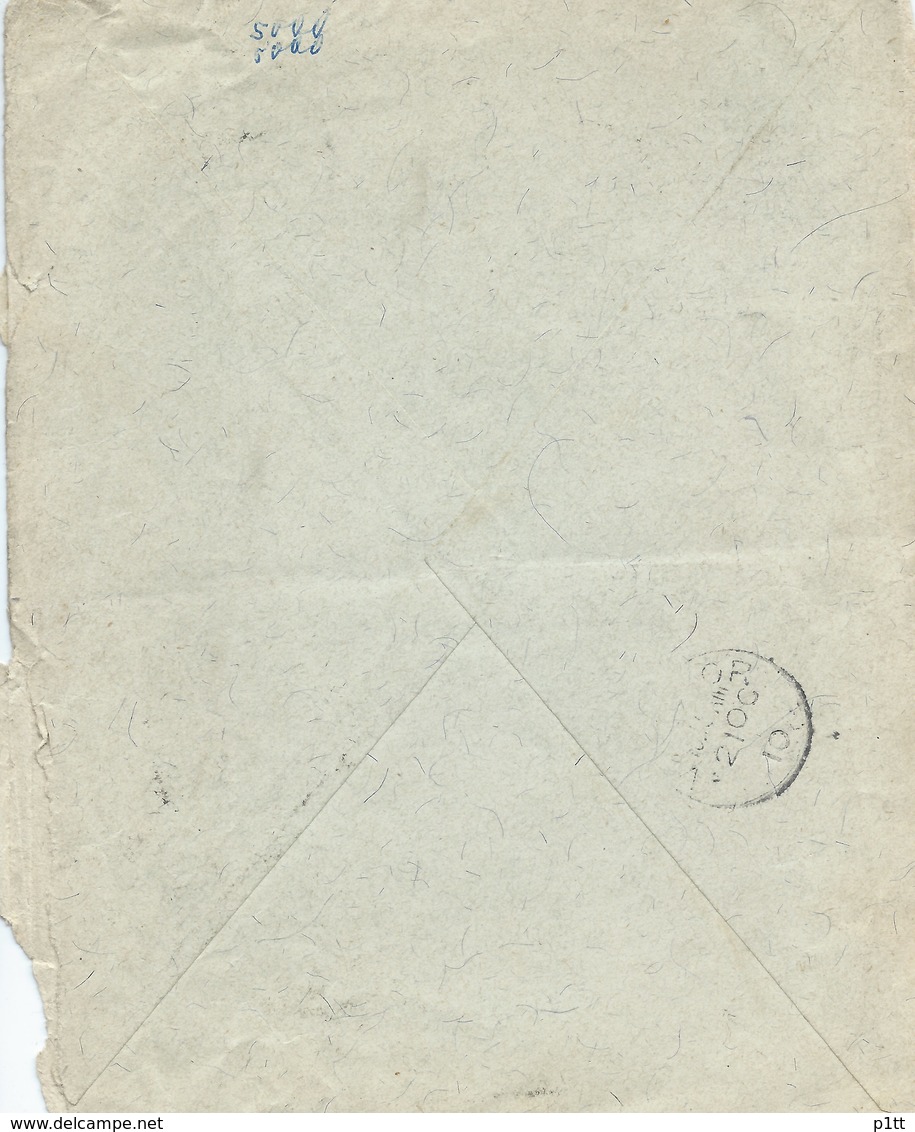 84d. The International Simple Closed Letter. The Mail Was 1910 Moscow Isle Of Wight. Russian Empire United Kingdom - Lettres & Documents