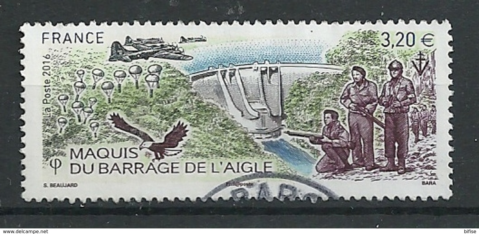 FRANCIA 2016 - Maquis Du Barrage De L'Aigle - Cachet Rond - Oblitérés