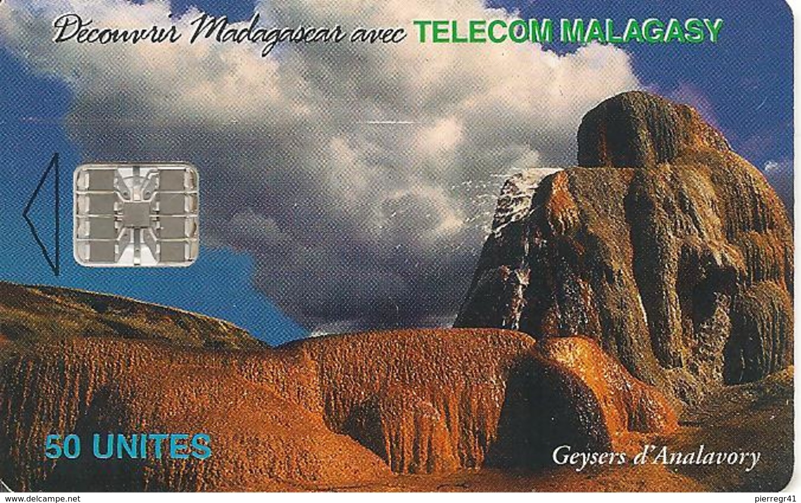 CARTE+ PUCE-50U--SC7-MADAGACAR-GEYSERS D ANALAVORY-Série 250000ex-TBE - Madagascar