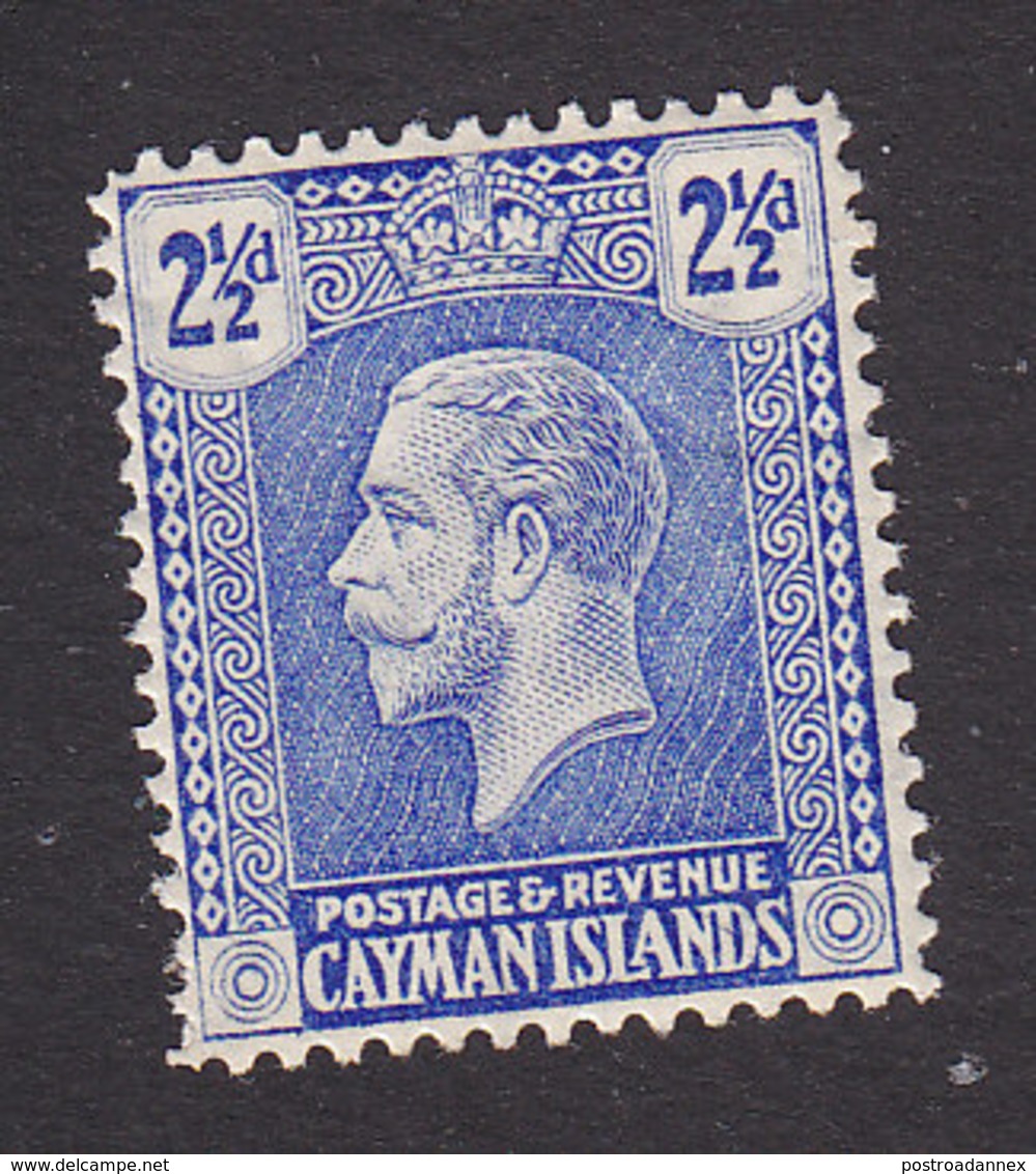 Cayman Islands, Scott #55, Mint Hinged, George V, Issued 1921 - Cayman Islands